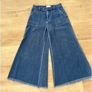 Free people wide leg jeans